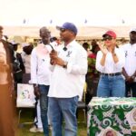 CAMPAGNE ÉLECTORALE À OYO :  LE COUPLE DENIS CHRISTEL ET NATHALIE SASSOU N’GUESSO EN PREMIÈRE LIGNE POUR LE CANDIDAT PRÉSIDENT