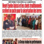 📰 À LA UNE DE FORUM LIBRE (N° 418 DU 3 SEPTEMBRE 2026)  🇨🇲 RÉFORME